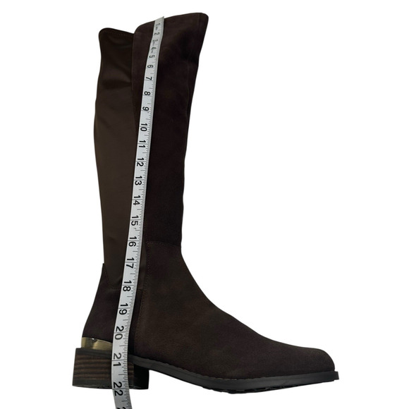 Blondo Valina Brown Suede/Textile Waterproof Over-The-Knee Boots Womens 7M New - Picture 7 of 10